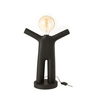 moderne-zwarte-tafellamp-mensfiguur-jolipa-ptit-maurice-poly-16016-1