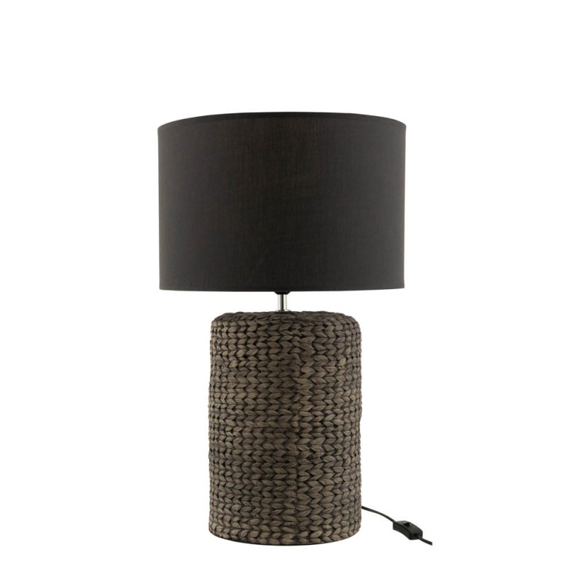 Moderne zwarte tafellamp met touw Jolipa Boyd - Afbeelding 2
