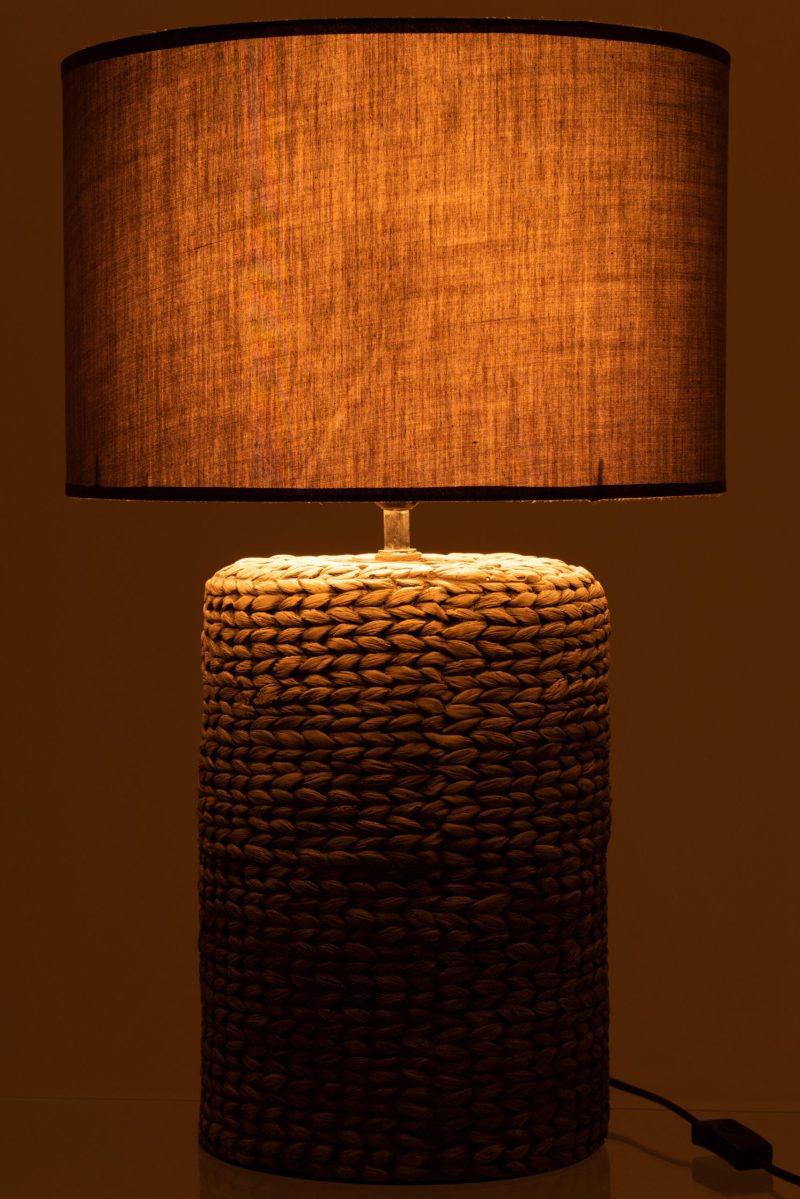 Moderne zwarte tafellamp met touw Jolipa Boyd - Afbeelding 4
