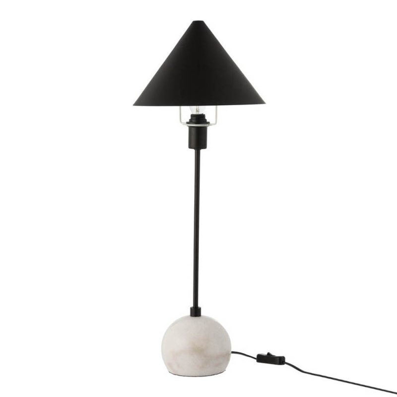 moderne-zwarte-tafellamp-natuurstenen-voet-jolipa-meggy-5252