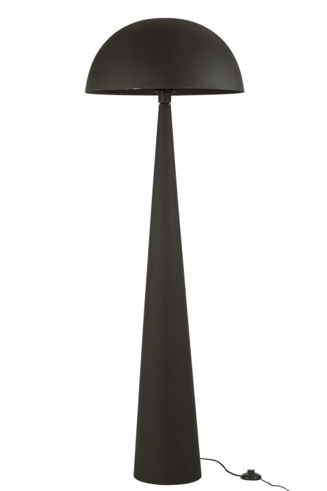 moderne-zwarte-vloerlamp-bolle-kap-jolipa-mushroom-33158-1