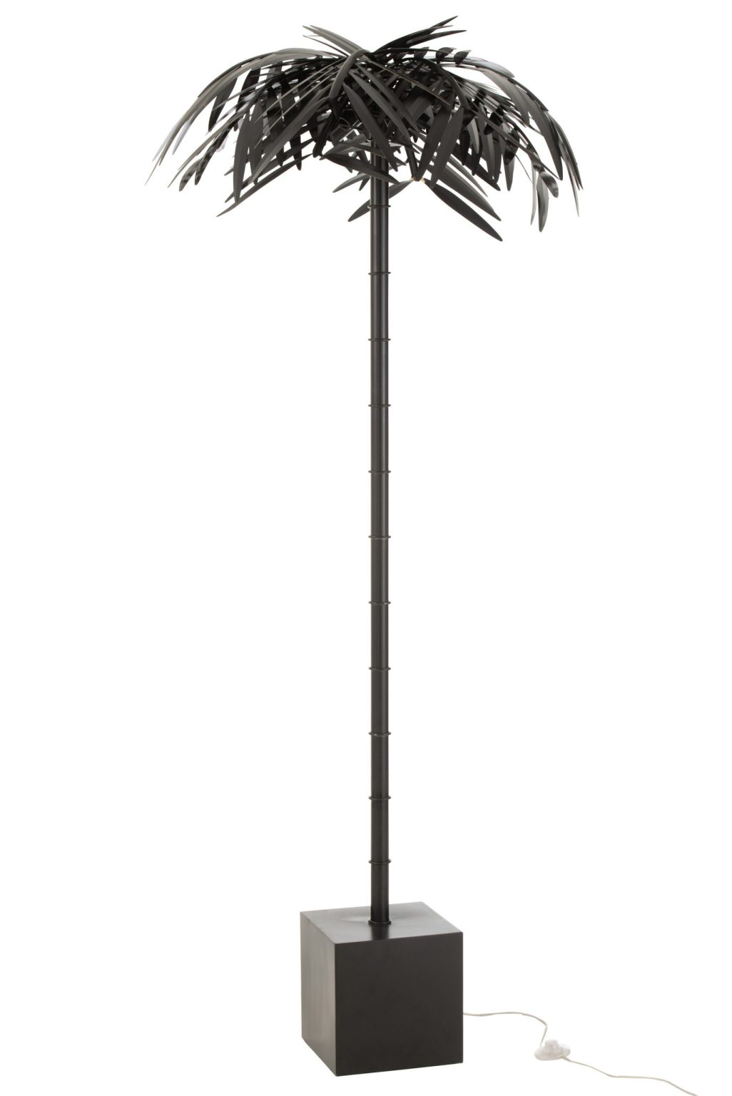 Moderne zwarte vloerlamp palmboom Jolipa Standing leaf - Afbeelding 2