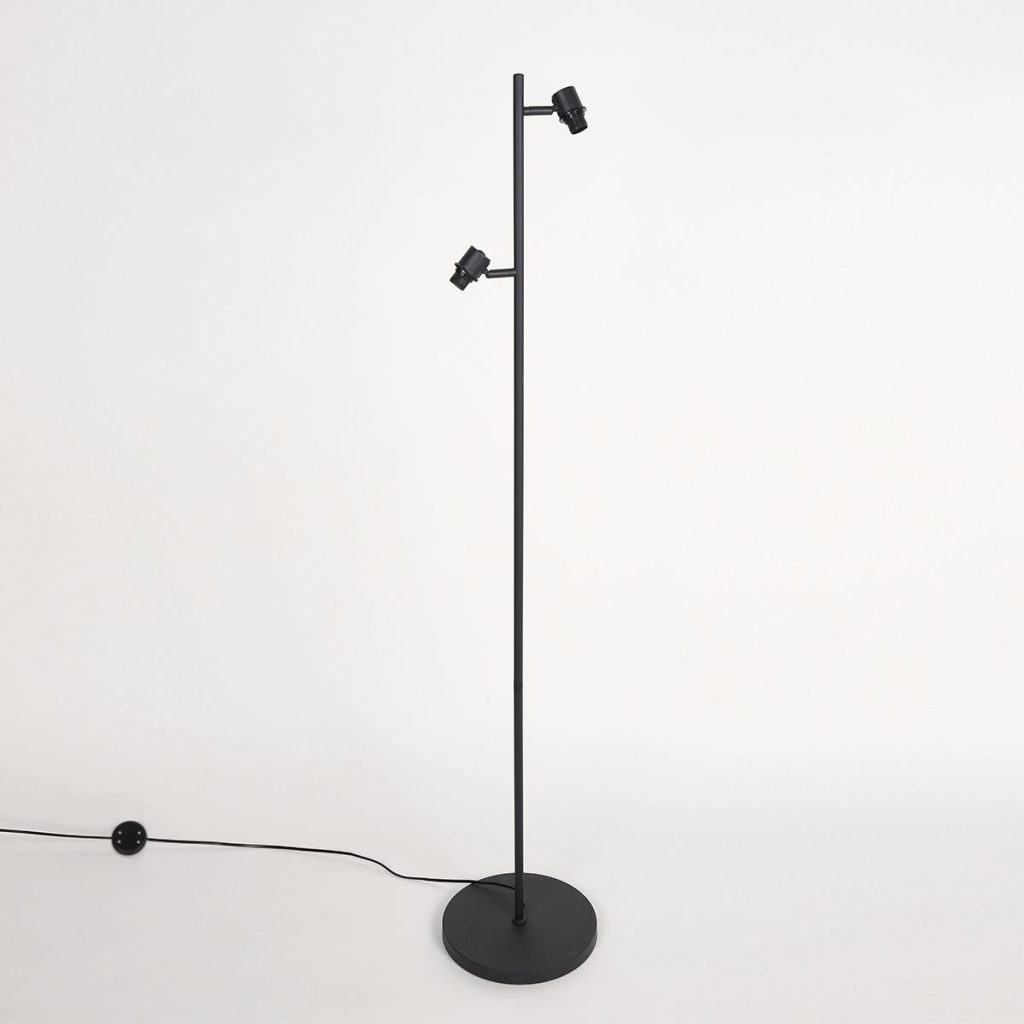 mexlite-vloerlamp-bambus-zwart-bamboe-ø28cm-e14-3670zw-1