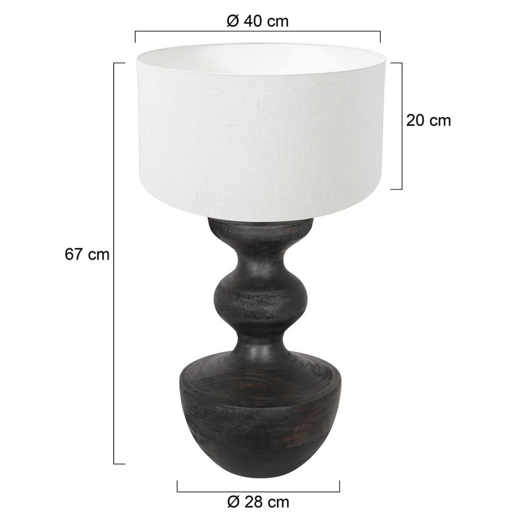 annelighting-tafellamp-lyons-zwart-houtlinnen-ø40cm-e27-3478zw-1