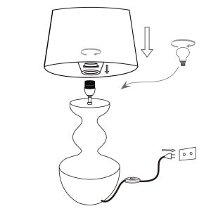 annelighting-tafellamp-lyons-zwart-houtlinnen-ø40cm-e27-3478zw-1