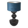 annelighting-tafellamp-lyons-zwart-houtveloursstof-ø40cm-e27-3481zw-1