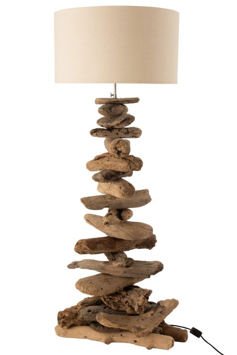 natuurlijke-beige-tafellamp-houten-voet-jolipa-driftwood-10837-1