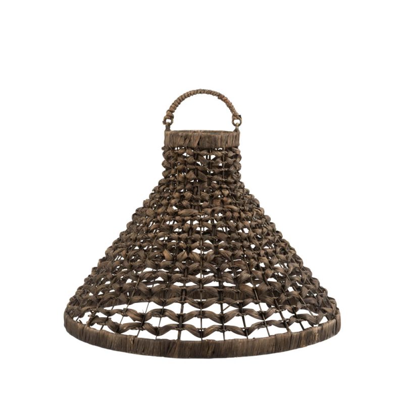 Natuurlijke bruine opengewerkte hanglamp Jolipa Hyacinth