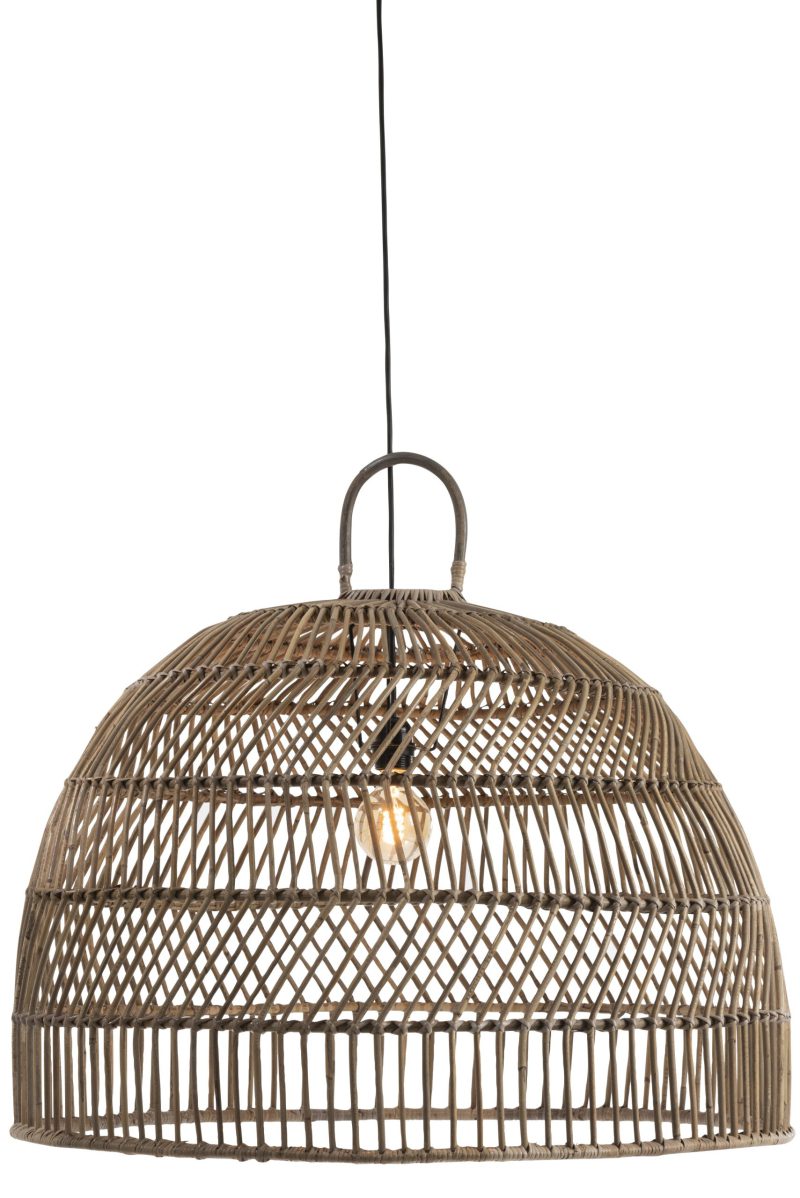 Natuurlijke houten bruine hanglamp Jolipa Mimi - Afbeelding 3