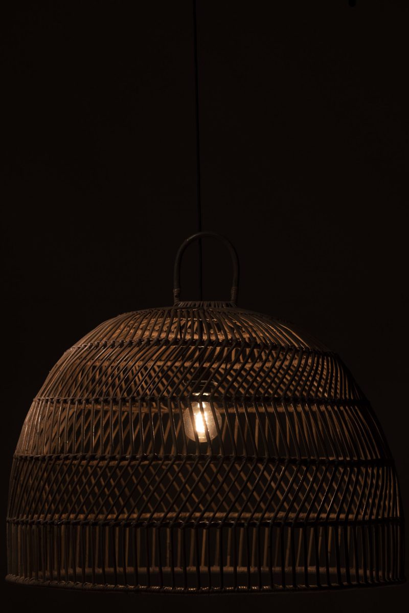 Natuurlijke houten bruine hanglamp Jolipa Mimi - Afbeelding 4