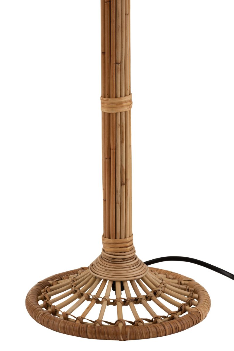 Natuurlijke wit met houten tafellamp Jolipa Naia - Afbeelding 5