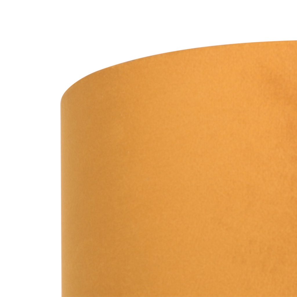 Moderne gouden velours lampenkap Steinhauer  - Ø 20 cm - Afbeelding 4