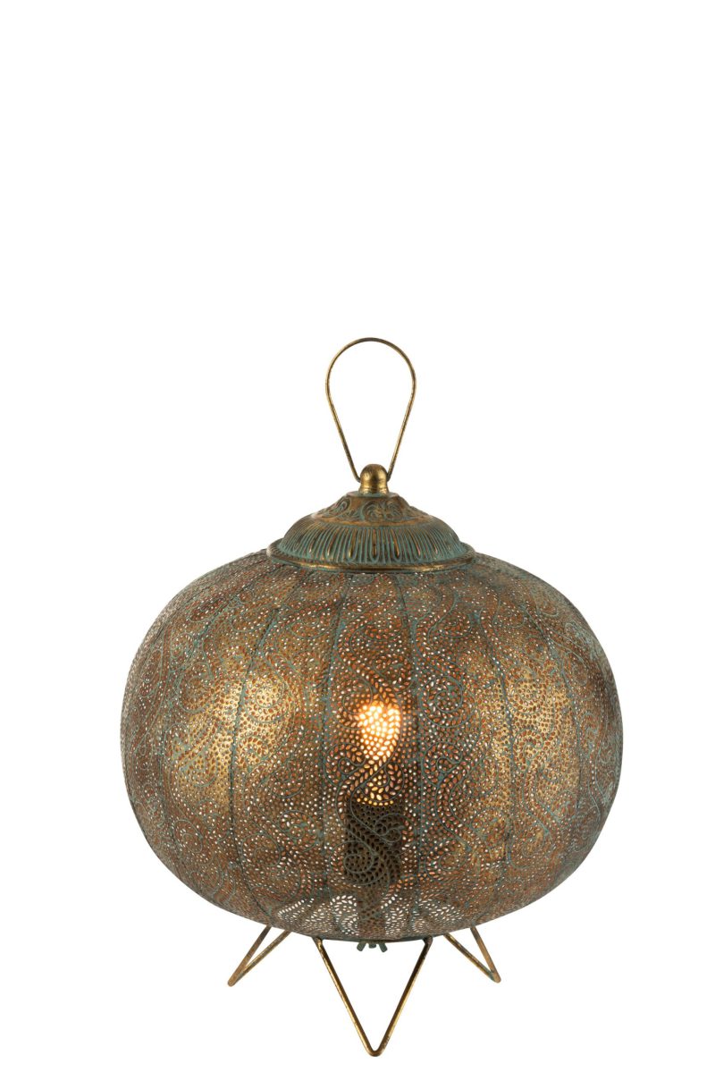 Oosterse gouden tafellamp op pootjes Jolipa Oriental - Afbeelding 4