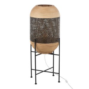 oosterse-tafellamp-zwart-met-hout-jolipa-spirit-10717