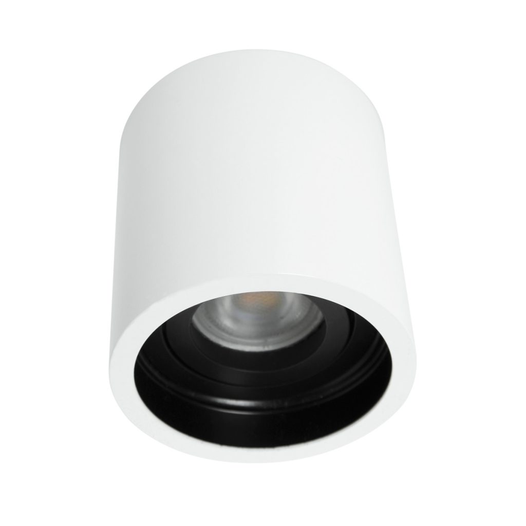 Moderne witte kunststof metalen spot Steinhauer Pelite spot - Afbeelding 2
