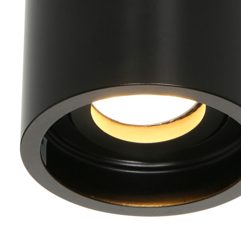 steinhauer-spot-pelitespot-zwart-kunststofmetaal-ø9cm-gu10-1731zw-1