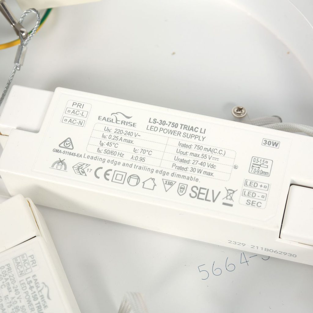 Moderne kunststoffen witte plafonnière Steinhauer Flady - Afbeelding 16