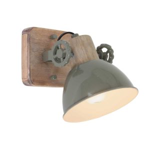 mexlite-spot-gearwood-groen-metaalrubberwood-opbouwspot-e27-7968g-1