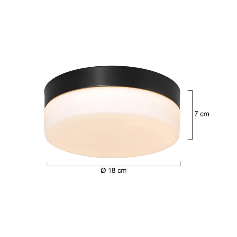 steinhauer-plafonniere-ikaro-zwart-glasmetaal-ø18cm-led-1362zw-1