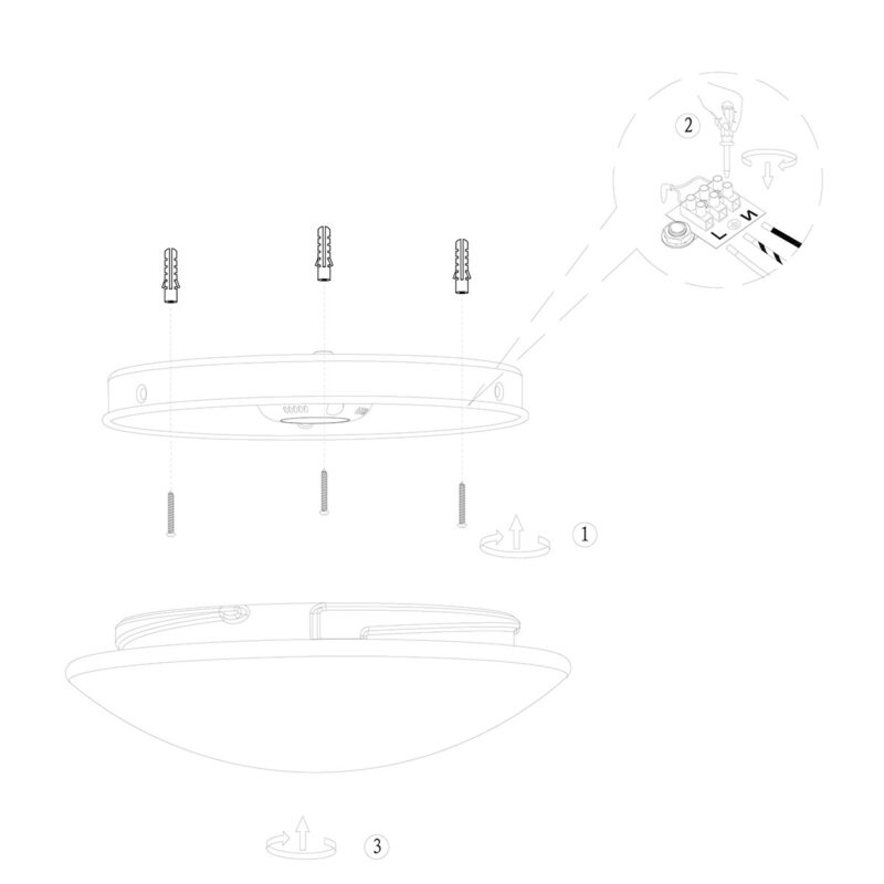 steinhauer-plafonniere-ceilingandwall-wit-glasmetaal-ø25cm-led-2127w-1