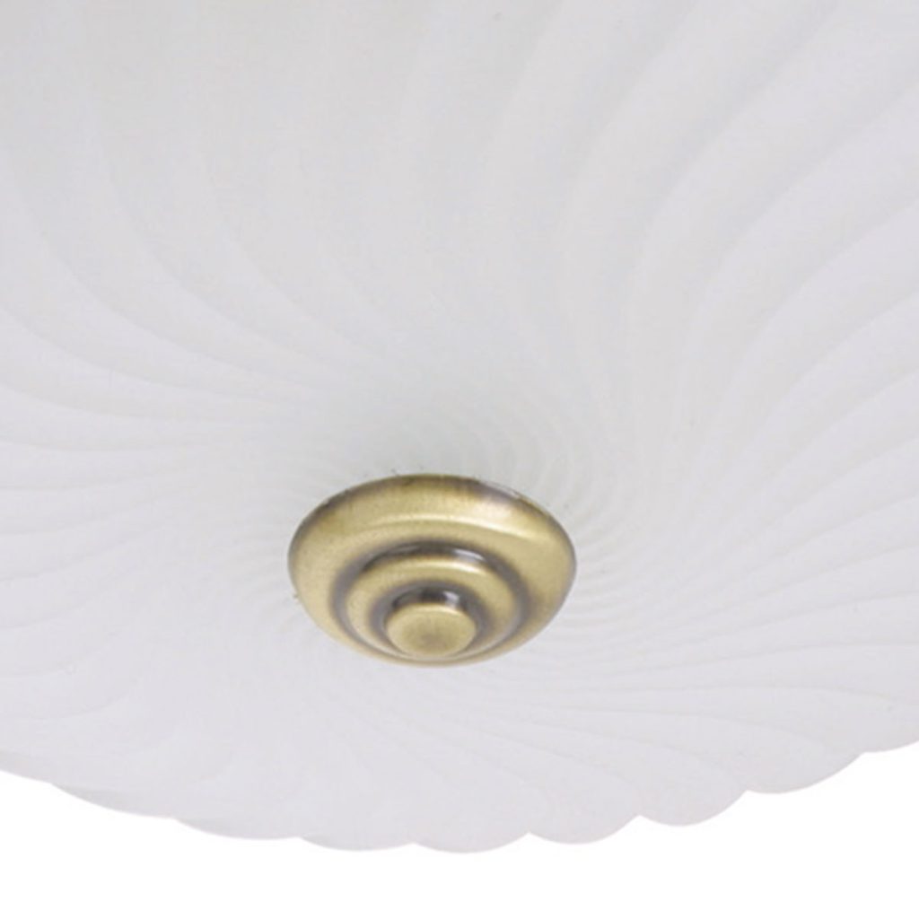 Klassieke bronzen metalen glazen plafonnière Steinhauer Ceiling and wall - Afbeelding 5