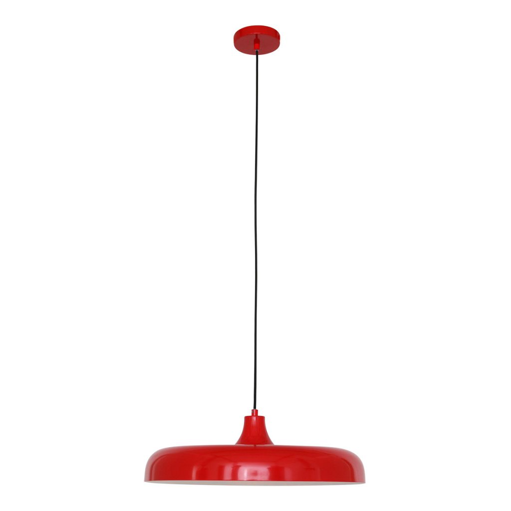Retro rode metalen hanglamp Steinhauer Krisip - Afbeelding 2