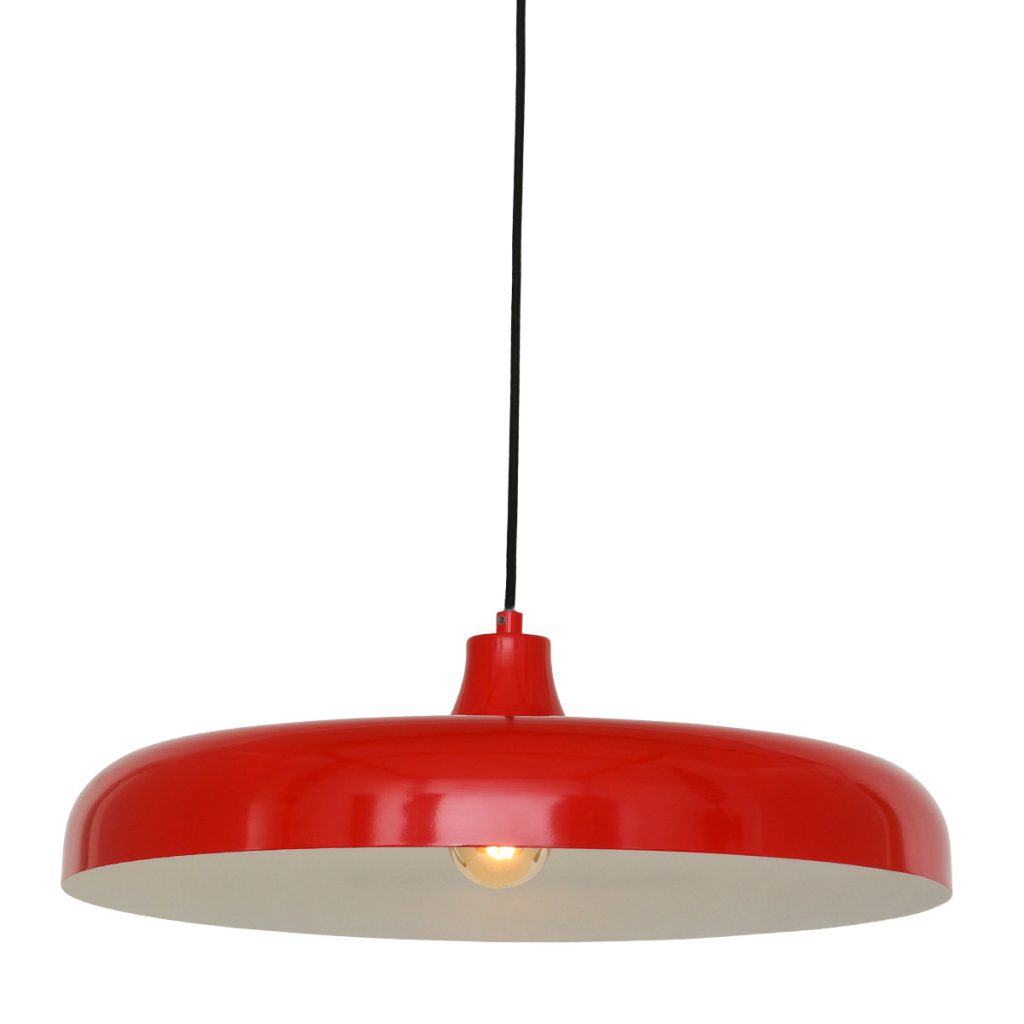 Retro rode metalen hanglamp Steinhauer Krisip - Afbeelding 12