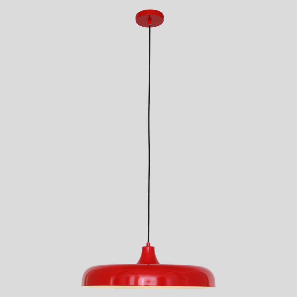 Retro rode metalen hanglamp Steinhauer Krisip - Afbeelding 16