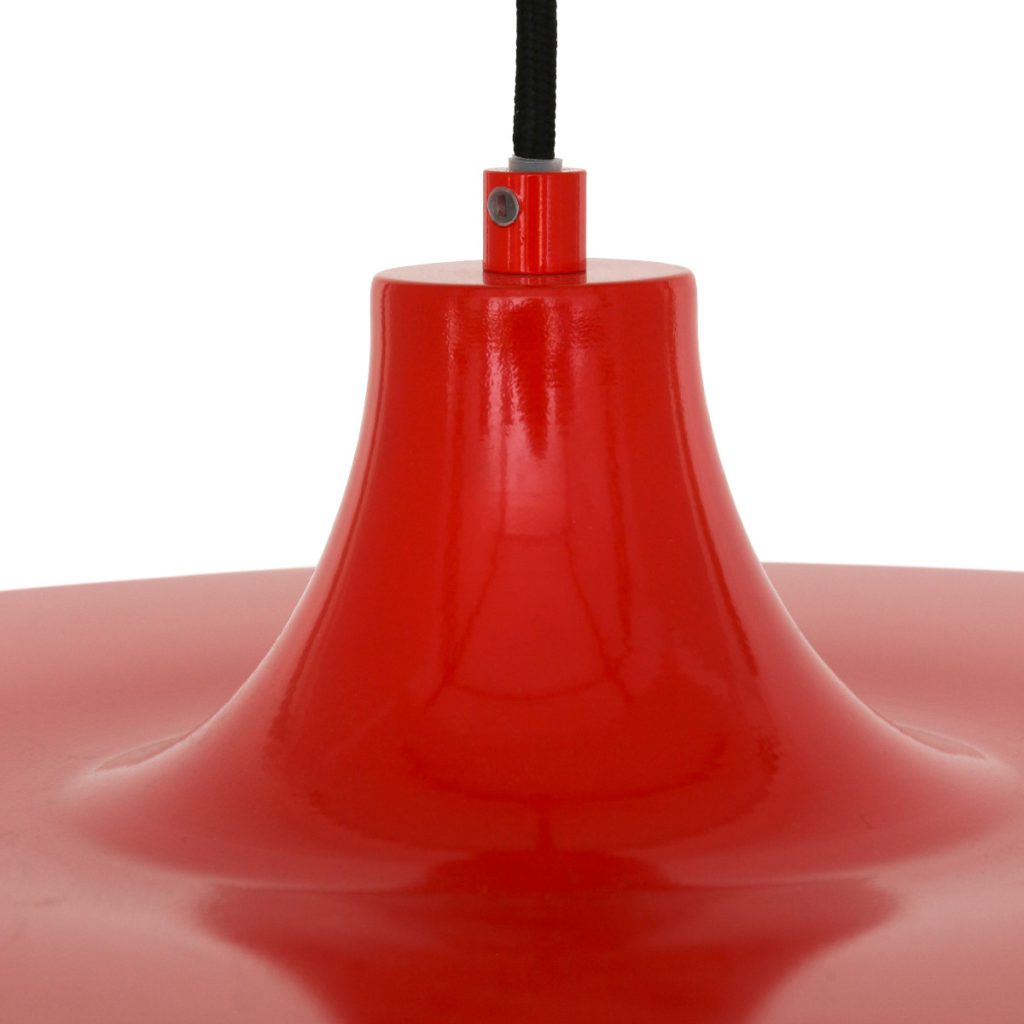 Retro rode metalen hanglamp Steinhauer Krisip - Afbeelding 6