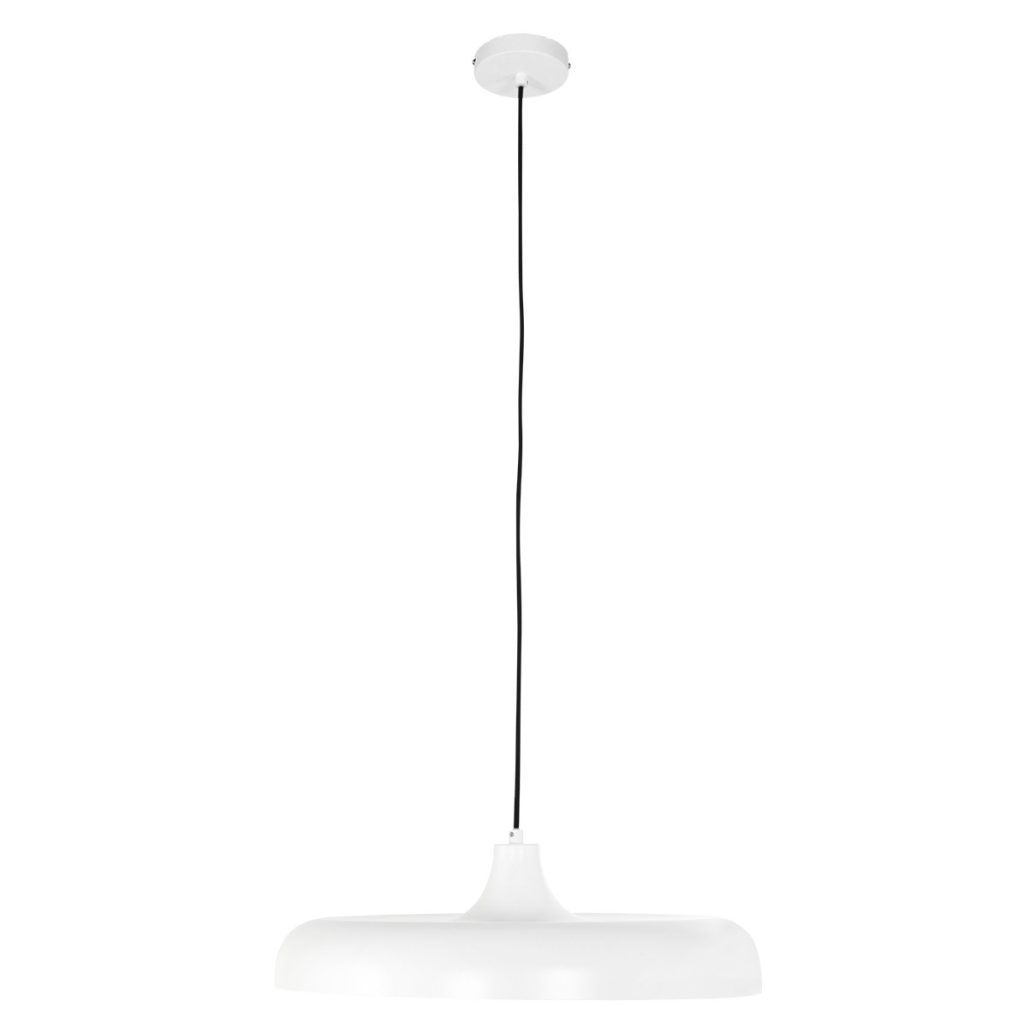 Retro witte metalen hanglamp Steinhauer Krisip - Afbeelding 2