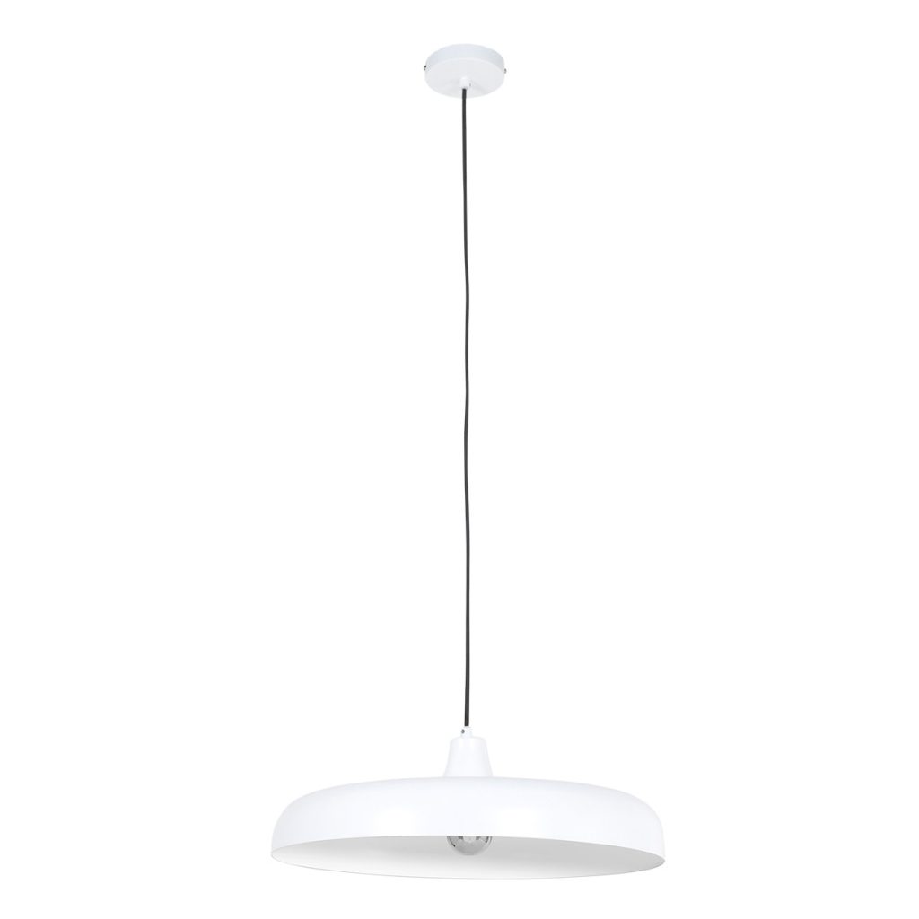 Retro witte metalen hanglamp Steinhauer Krisip - Afbeelding 10