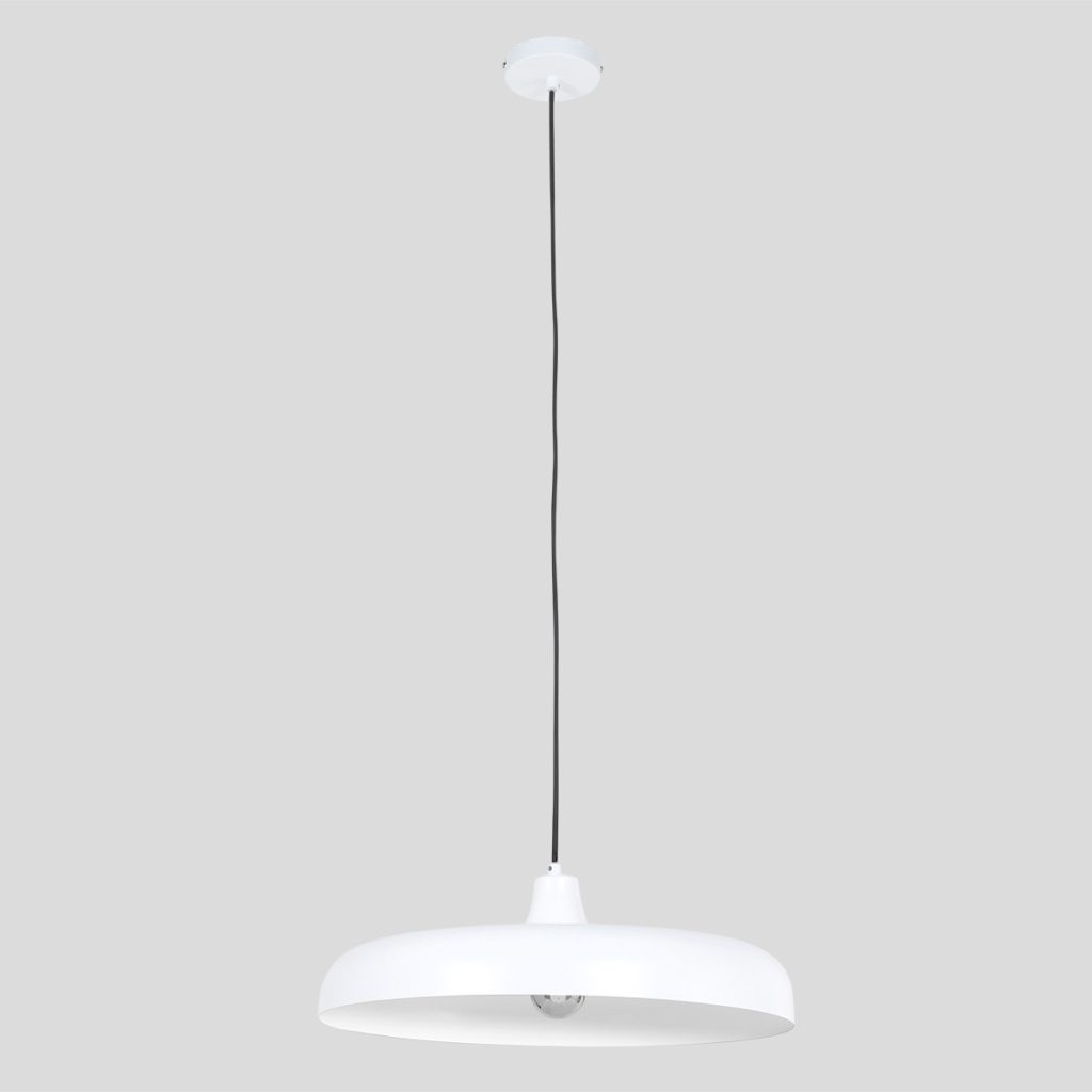 Retro witte metalen hanglamp Steinhauer Krisip - Afbeelding 16