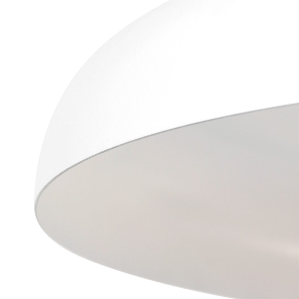 Retro witte metalen hanglamp Steinhauer Krisip - Afbeelding 4