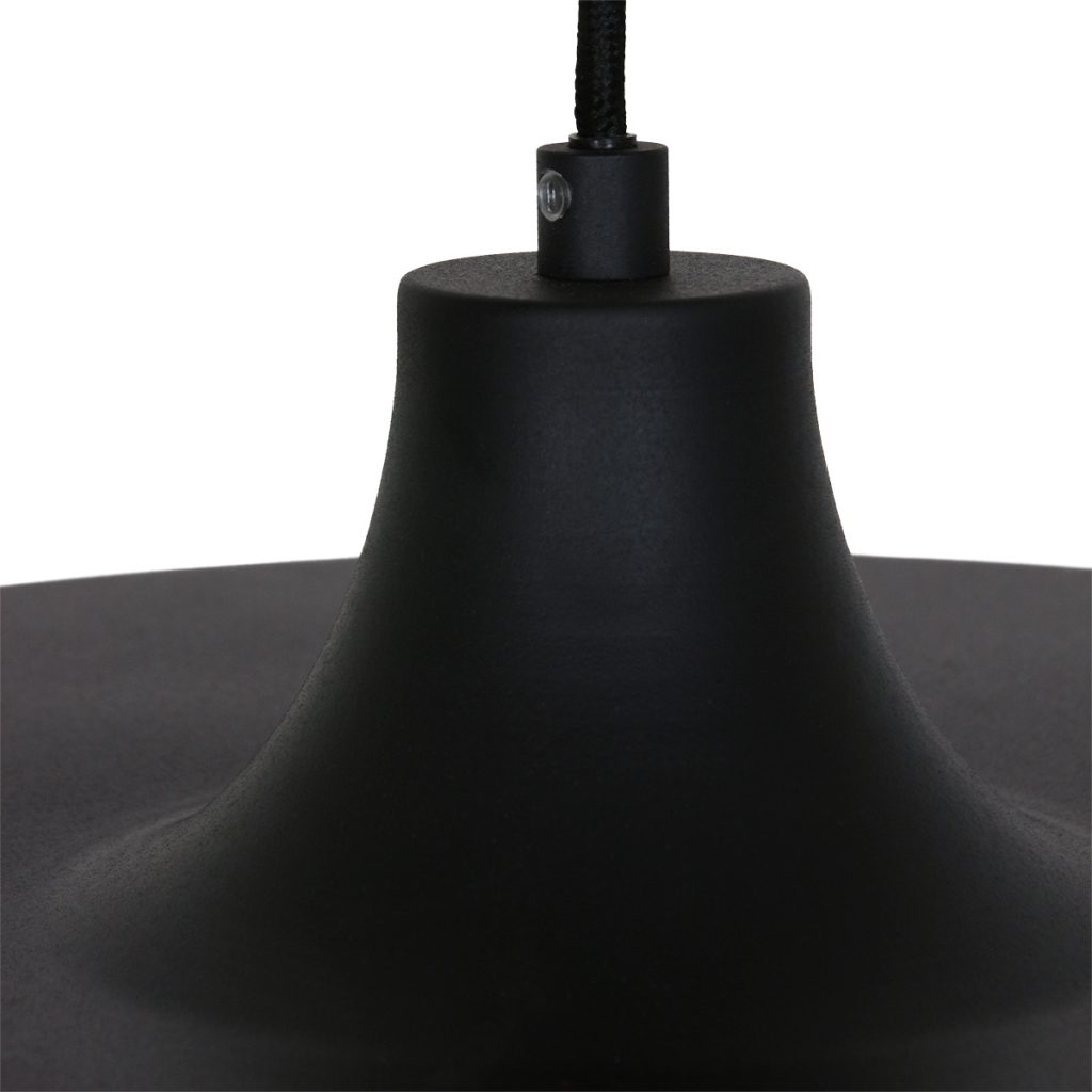 Retro metalen hanglamp zwart Steinhauer Krisip - Afbeelding 12