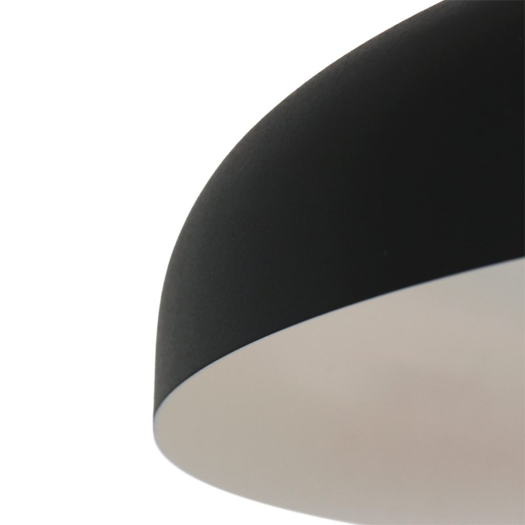 Retro metalen hanglamp zwart Steinhauer Krisip - Afbeelding 3