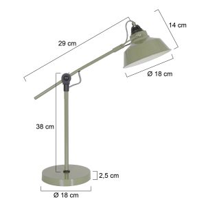 mexlite-tafellamp-nove-groen-metaal-ø18cm-e27-1321g-1