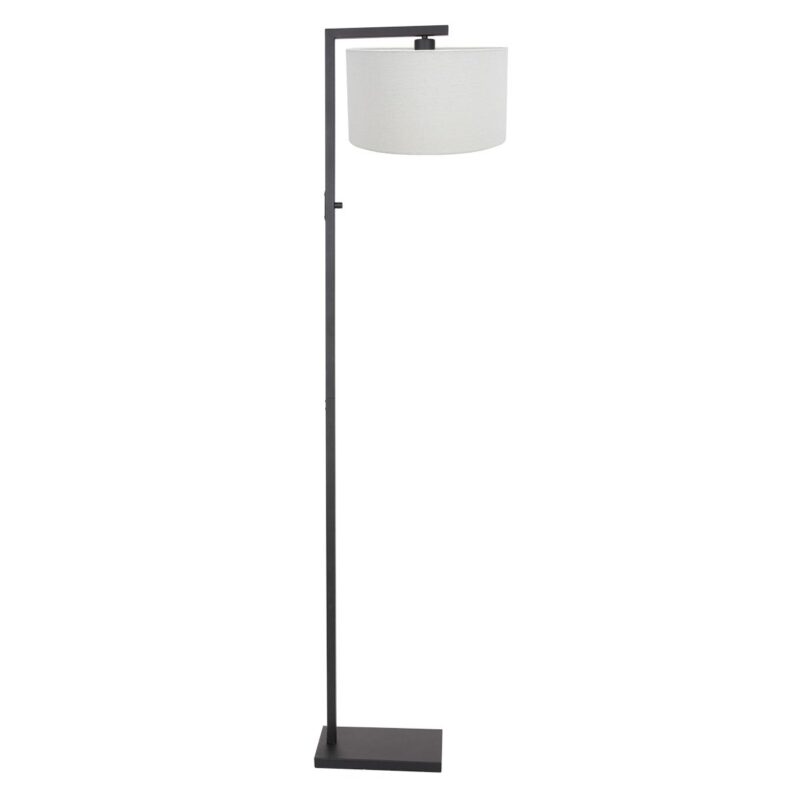 Trendy zwarte vloerlamp metaal Steinhauer Stang - Afbeelding 2