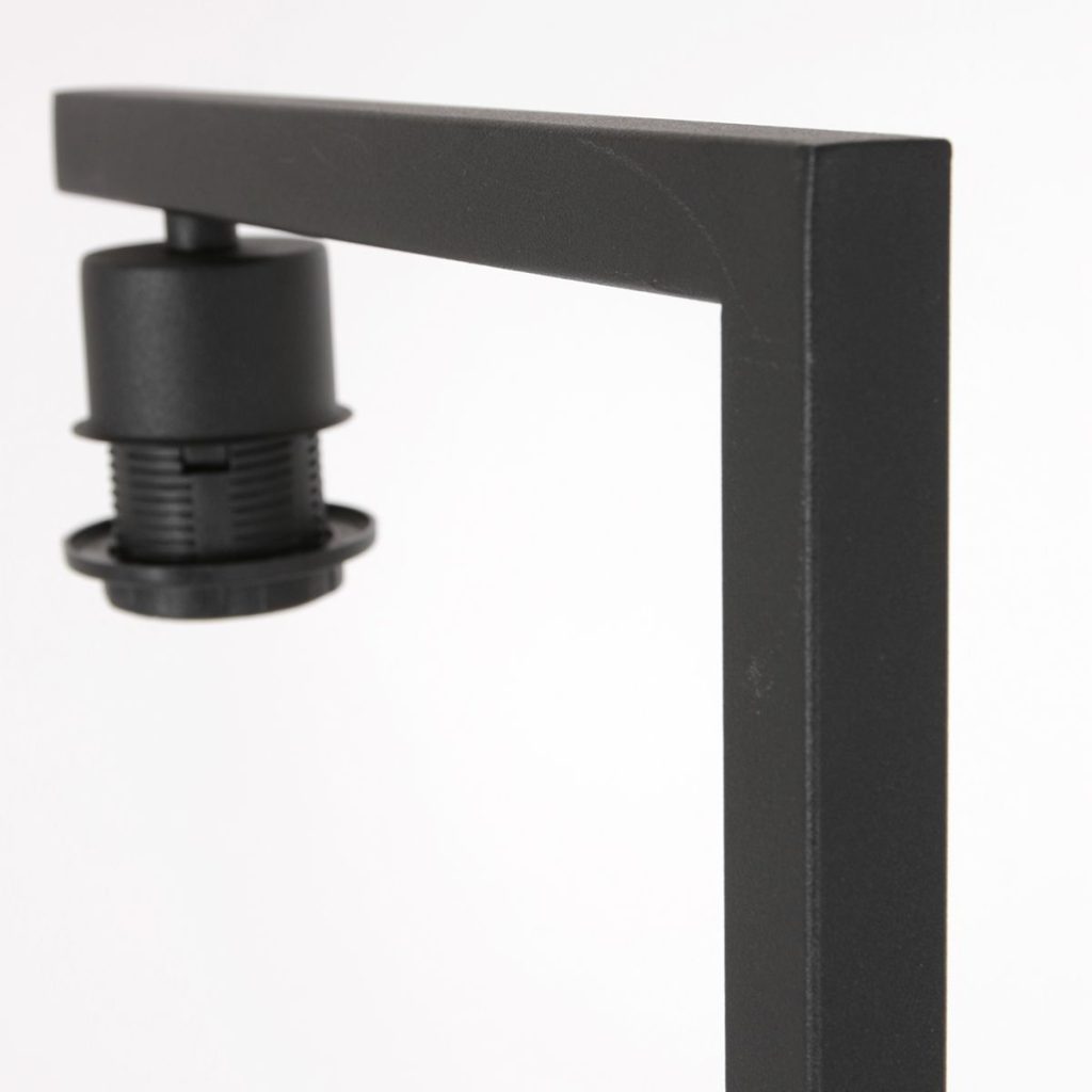 Trendy zwarte vloerlamp metaal Steinhauer Stang - Afbeelding 9