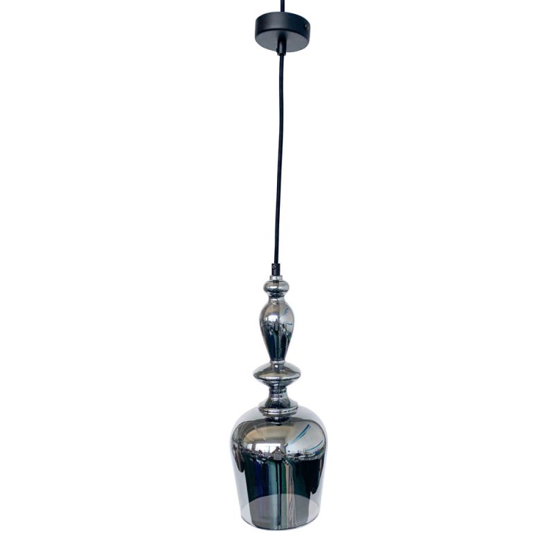 Retro blauwe glazen hanglamp Jolipa Baron - Afbeelding 2