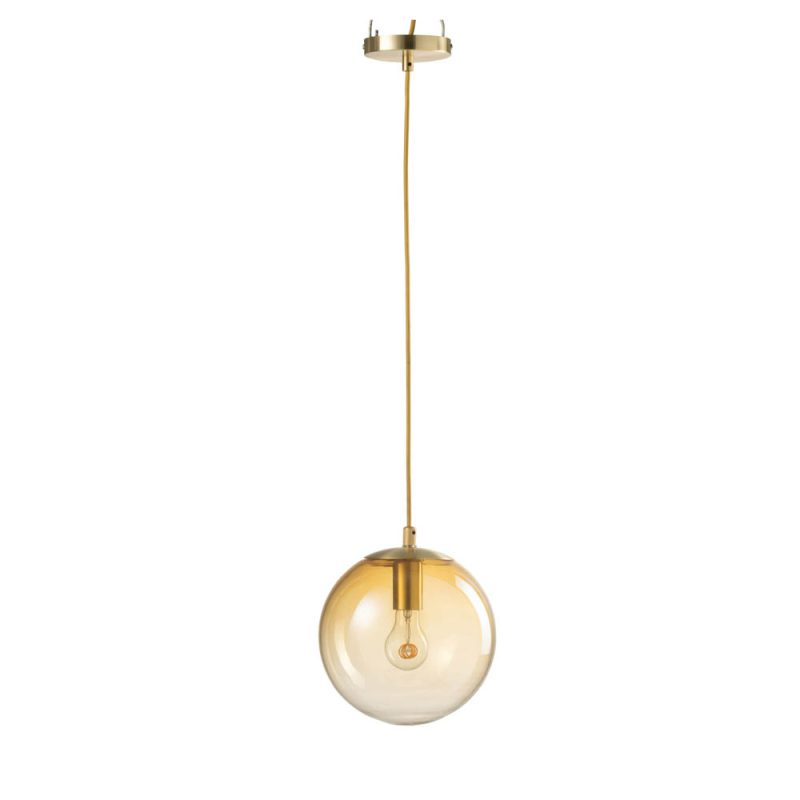 Retro bolvormige gouden hanglamp Jolipa Orb - Afbeelding 2