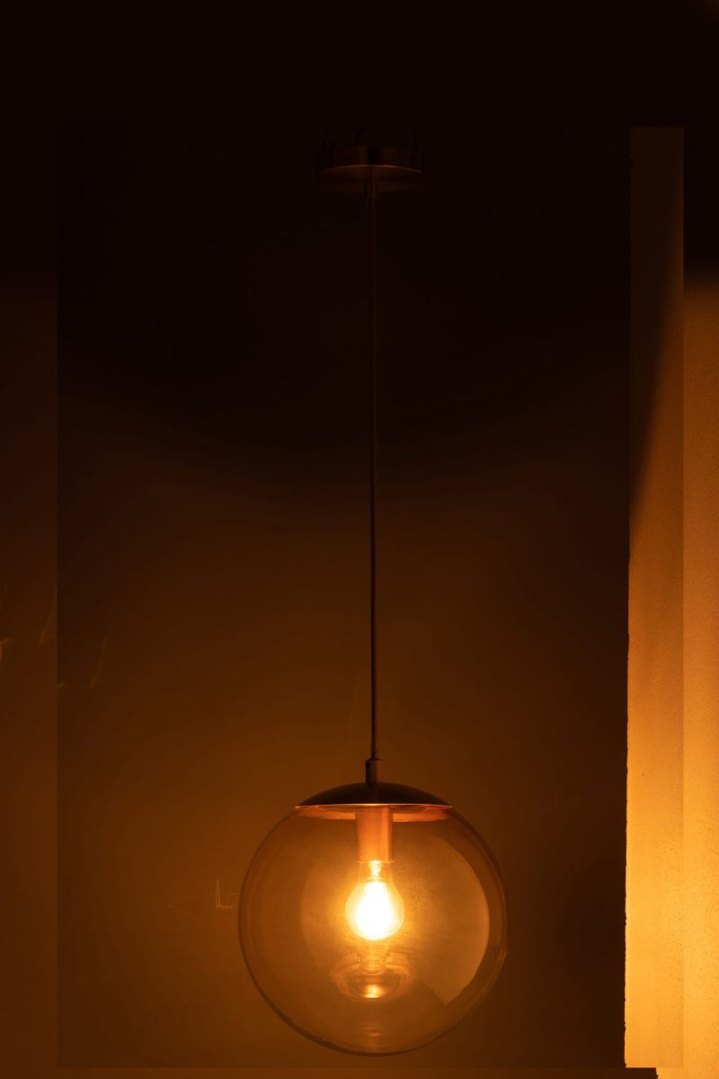 Retro bolvormige gouden hanglamp Jolipa Orb - Afbeelding 5