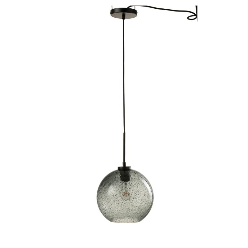 Retro bolvormige hanglamp gespikkeld glas Jolipa Orb - Afbeelding 2