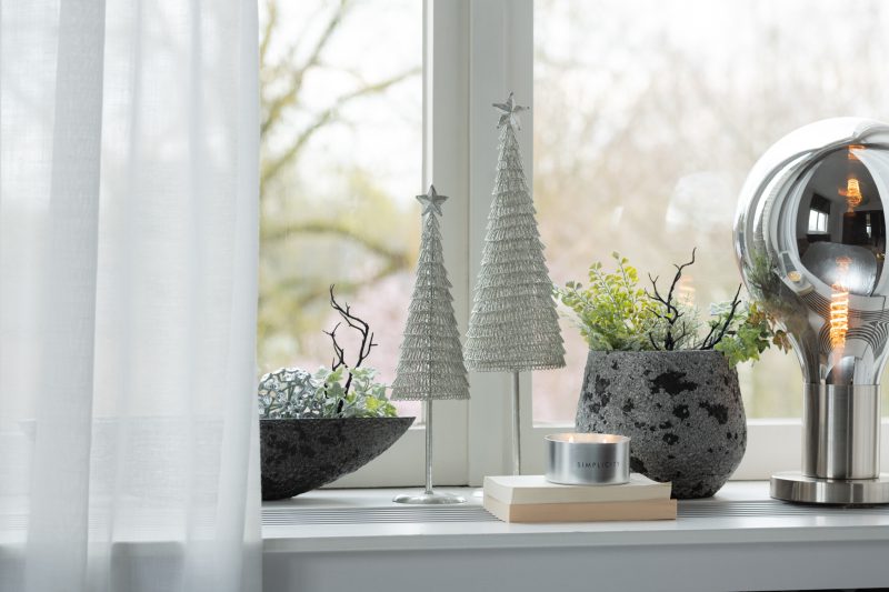 Retro bolvormige tafellamp rookglas Jolipa Ruby - Afbeelding 3