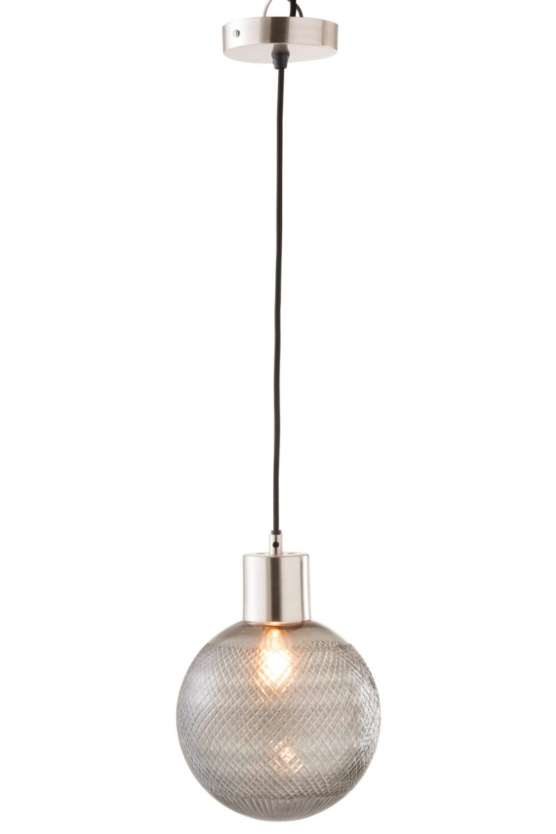 Retro glazen bolvormige hanglamp Jolipa Jolie - Afbeelding 3