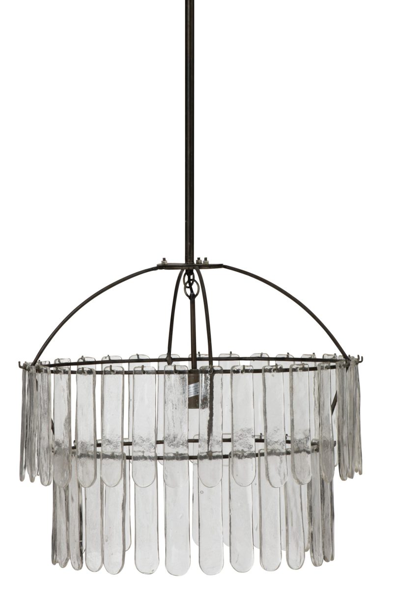 Retro glazen kroonluchter hanglamp Jolipa Daisy - Afbeelding 5
