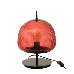 retro-glazen-tafellamp-rood-jolipa-oasis-31633-1