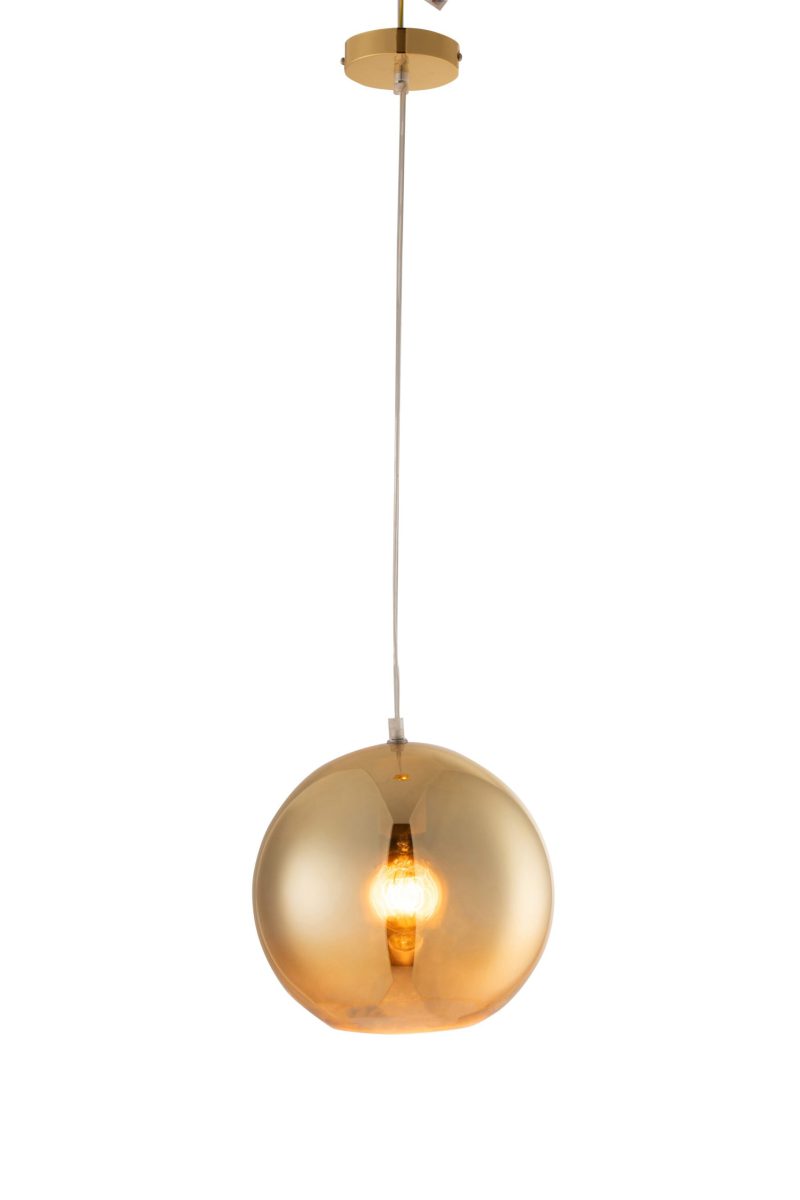 Retro gouden bolvormige hanglamp Jolipa Zack - Afbeelding 3