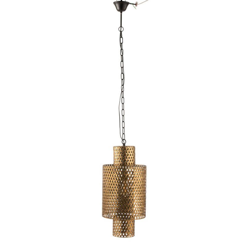 Retro gouden hanglamp aan ketting Jolipa Simone - Afbeelding 2