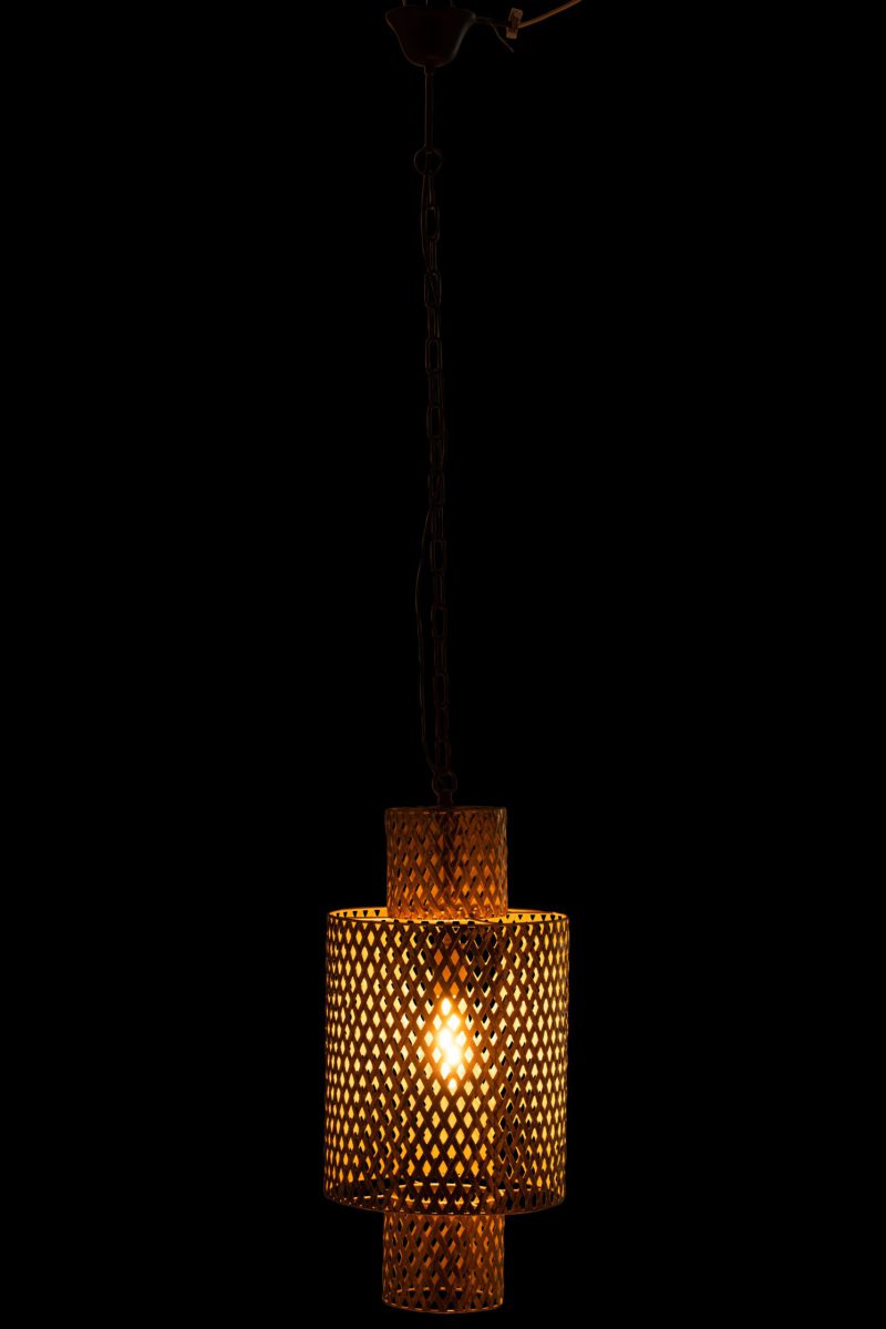 Retro gouden hanglamp aan ketting Jolipa Simone - Afbeelding 5
