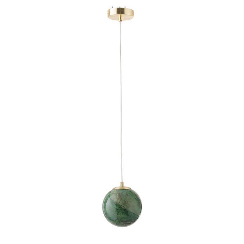 Retro groene bolvormige hanglamp Jolipa Dany - Afbeelding 2